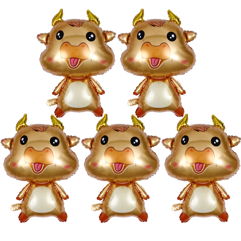 Bong Bóng Hình Bò Sữa Trang Trí Tiệc