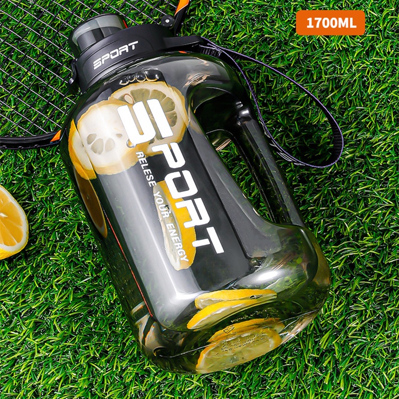 Bình Nước Thể Thao Dung Tích Lớn 1.2L / 1.7L / 2.5L Có Ống Hút Tiện Dụng