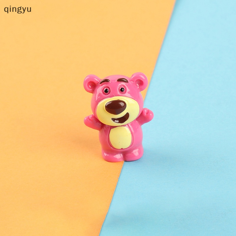 Kẹp Tóc Trang Trí Điện Thoại Hình Gấu Dâu Tây Dễ Thương DIY