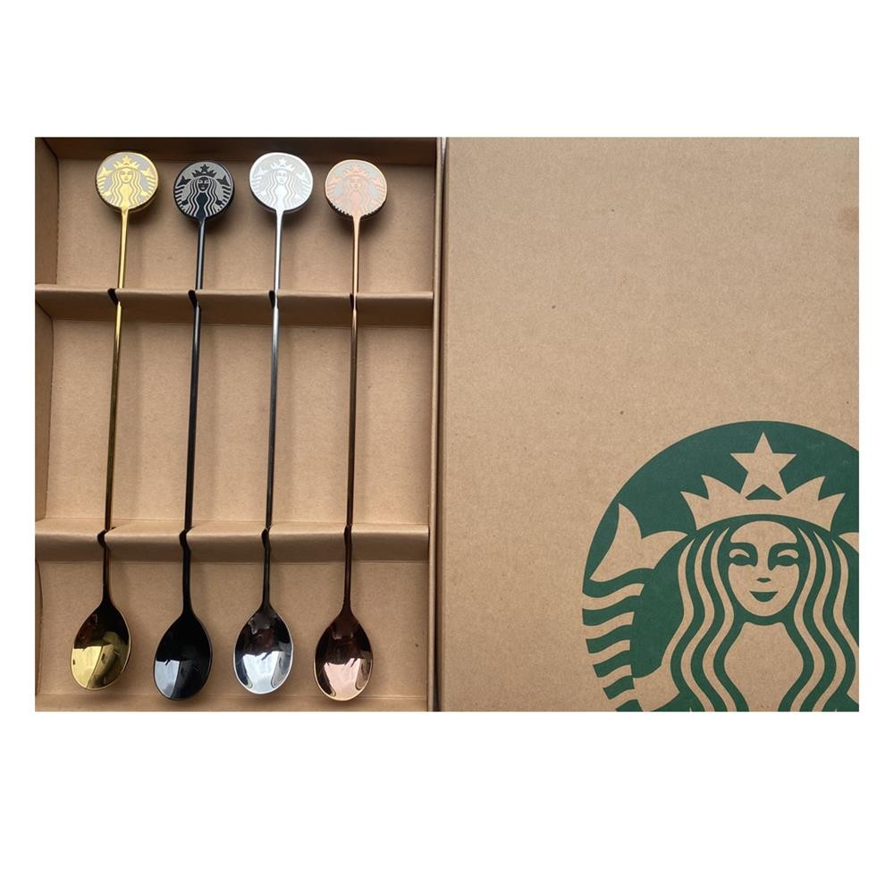 &quot;Mới Chất Lượng Cao Thép Không Gỉ 304 Bộ Thìa Trộn 4 Trong Một Hộp Quà&quot;