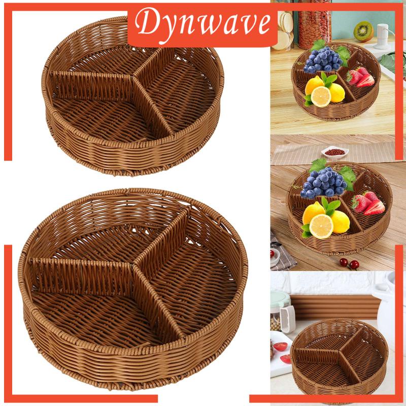 Giỏ Giả Mây Thủ Công Đựng Rau Củ Quả Tiện Dụng Cho Gia Đình