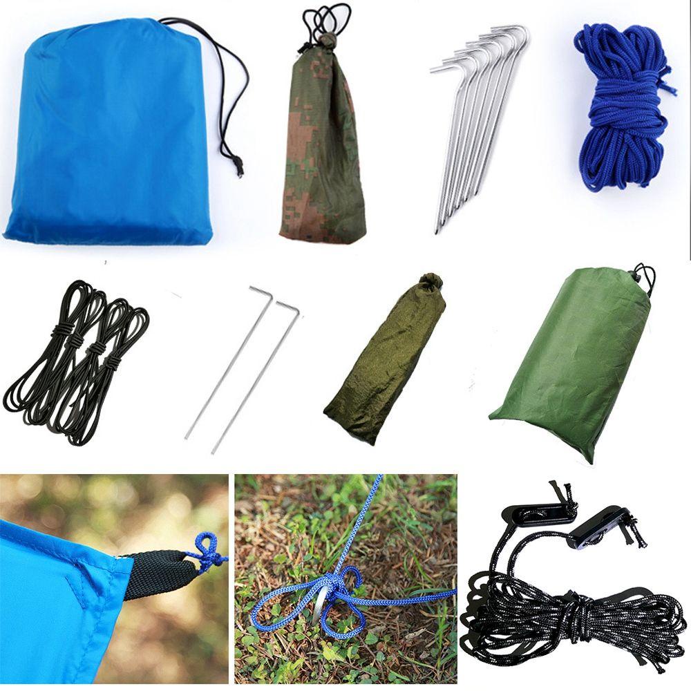 SHOUHOU Võng Cắm Trại Chống Nắng Chống Thấm Nước Awning Di động Dễ Sử Dụng Chống Mưa Chống Tia Cực Tím