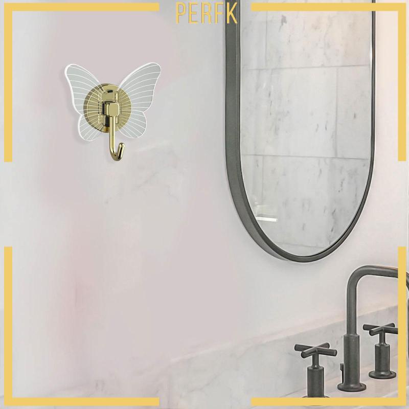 Móc Dán Tường Tự Dính Hình Bướm Cho Phòng Tắm / Phòng Ngủ