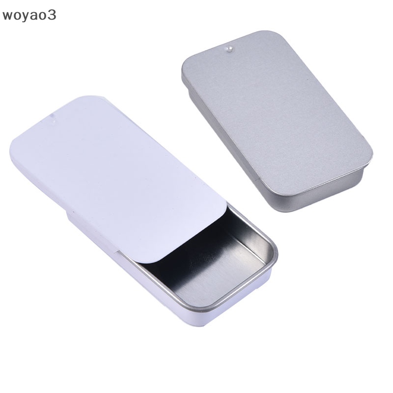 1 Hộp Thiếc Mini Nắp Trượt 3 Ngăn Đựng Đồ Dùng Trang Trí Tiệc Cưới