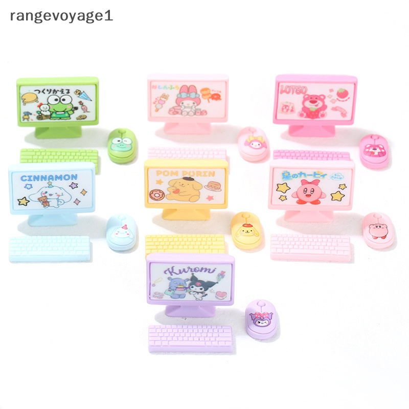 Bộ Bàn Phím Và Chuột Mini Cho Nhà Búp Bê Mẫu Mới [rangevoyage1]