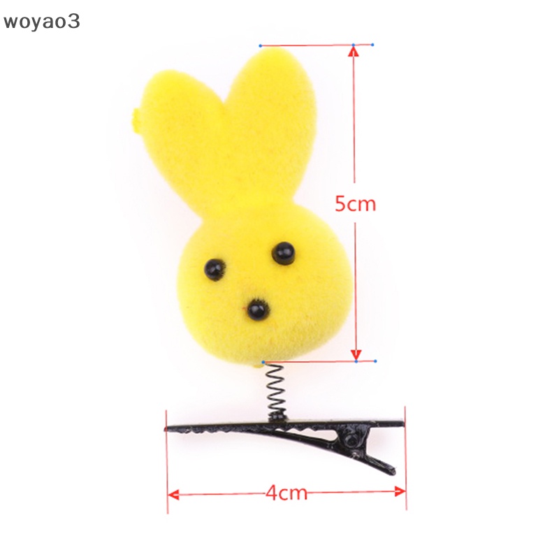 Kẹp Tóc Lò Xo Hình Chú Vịt Vàng Nhỏ Xinh Xắn Cho Bé Gái woyao3