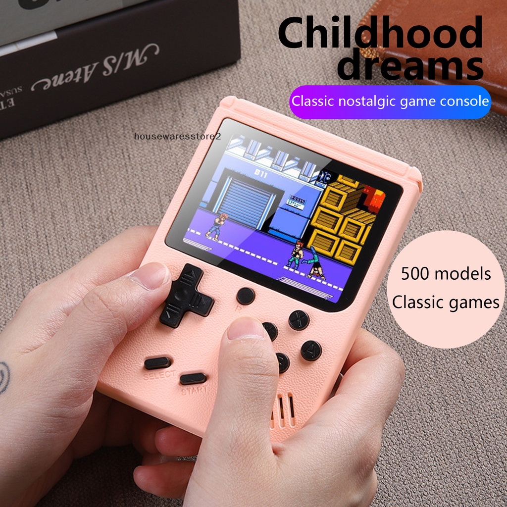 Máy Chơi Game Cầm Tay Mini 500 Trong 1 Phong Cách retro