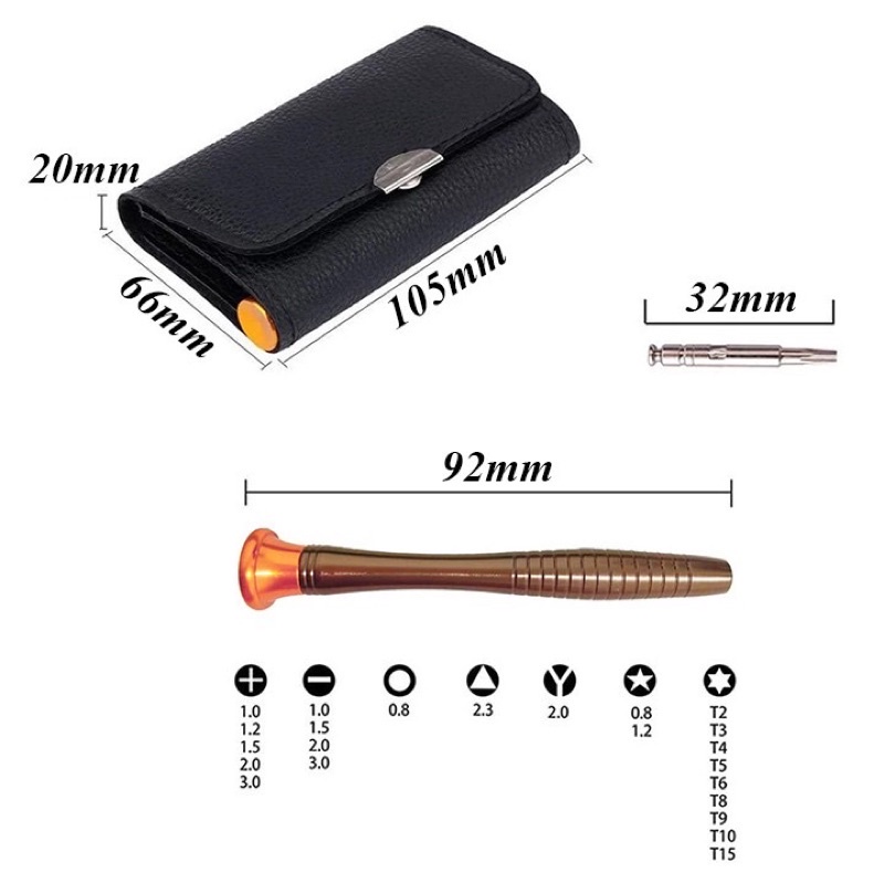 Bộ tua vít đa năng ,sửa điện thoại mắt kính 25 món cao cấp