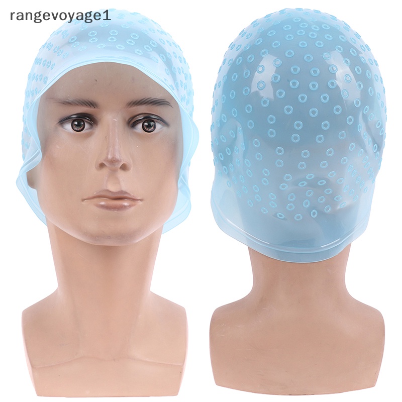 Mũ Silicone Nhuộm Tóc + Móc Nhuộm Tóc Màu Tối Cao [Rapevoyage1]
