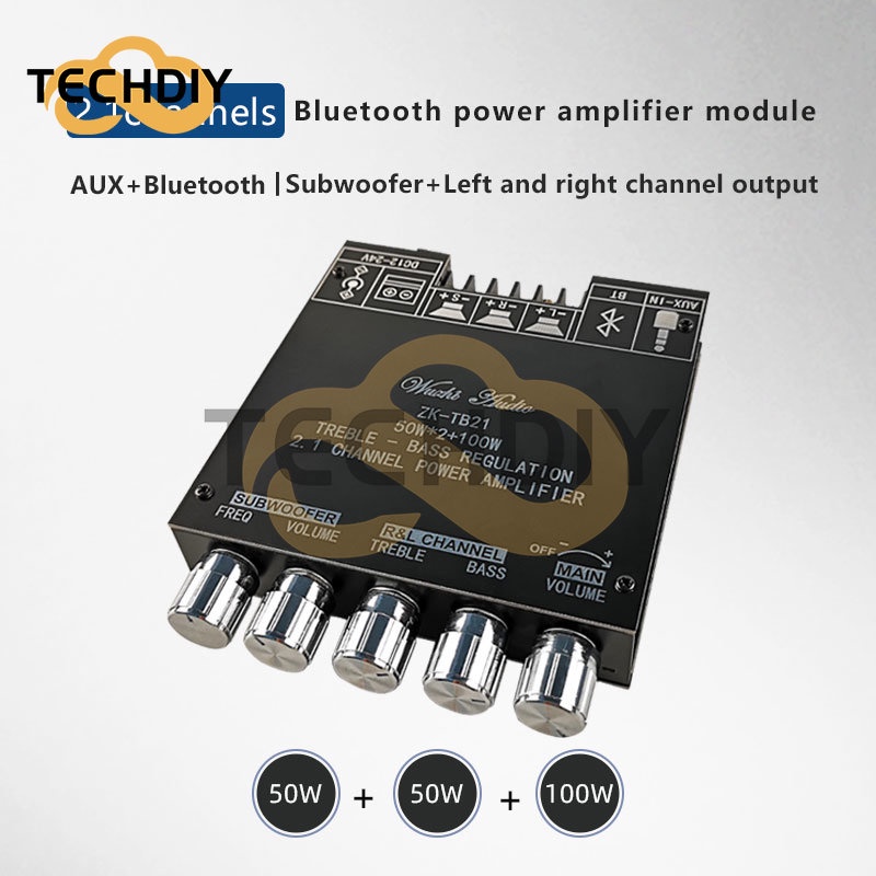 Mô Đun Khuếch Đại Âm Thanh Kỹ Thuật Số ZK-HT21 / ZK-TB21 160WX2 + 220W TDA7498E 2.1 DC15-36V