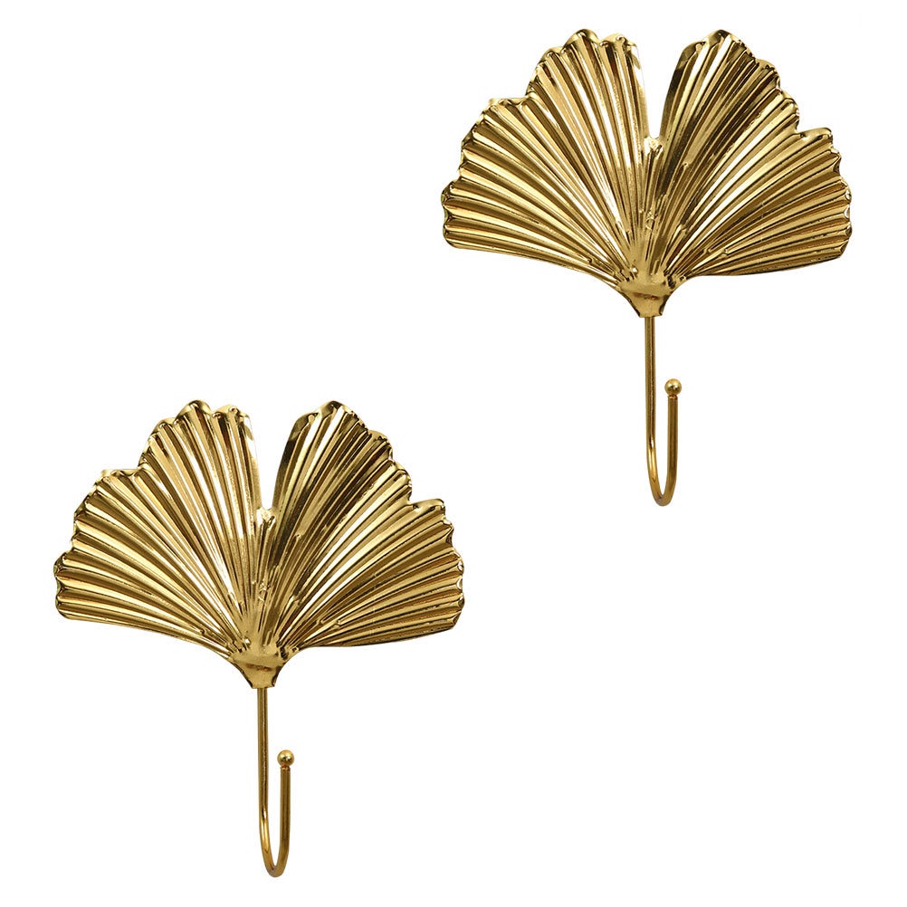 2 Móc Treo Chìa Khóa Hình Lá Ginkgo