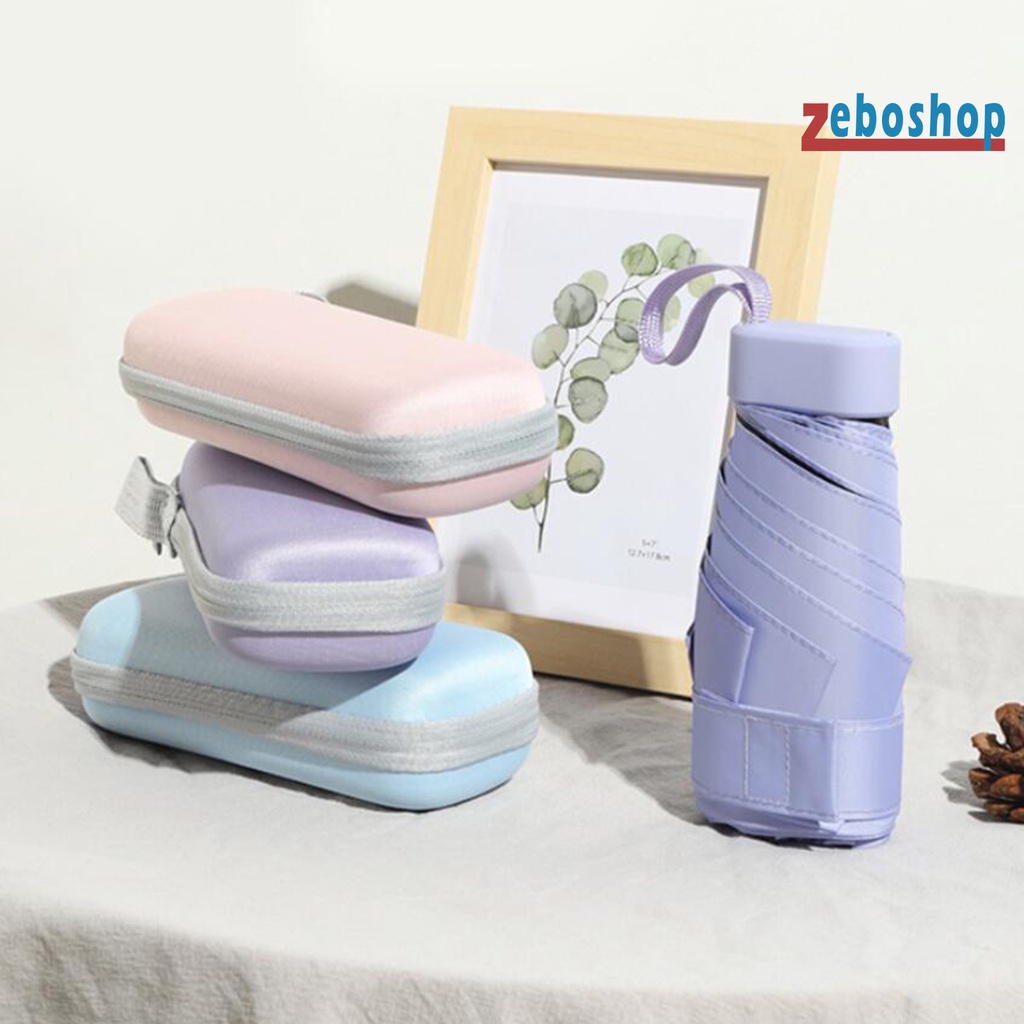 1 Bộ Dù Gấp Chống Nắng Chống Thấm Nước Hình Viên Con Nhộng Dùng Hàng Ngày