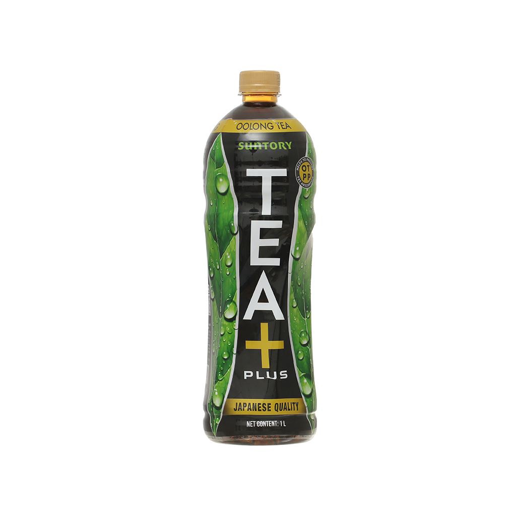 Trà ô long Tea Plus/Chanh sả chai 1L