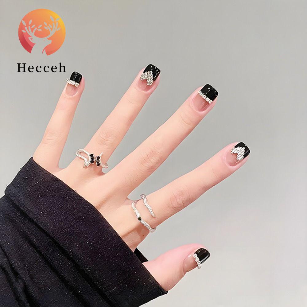 Bộ 24 Móng Tay Giả Dạng Nhấn DIY