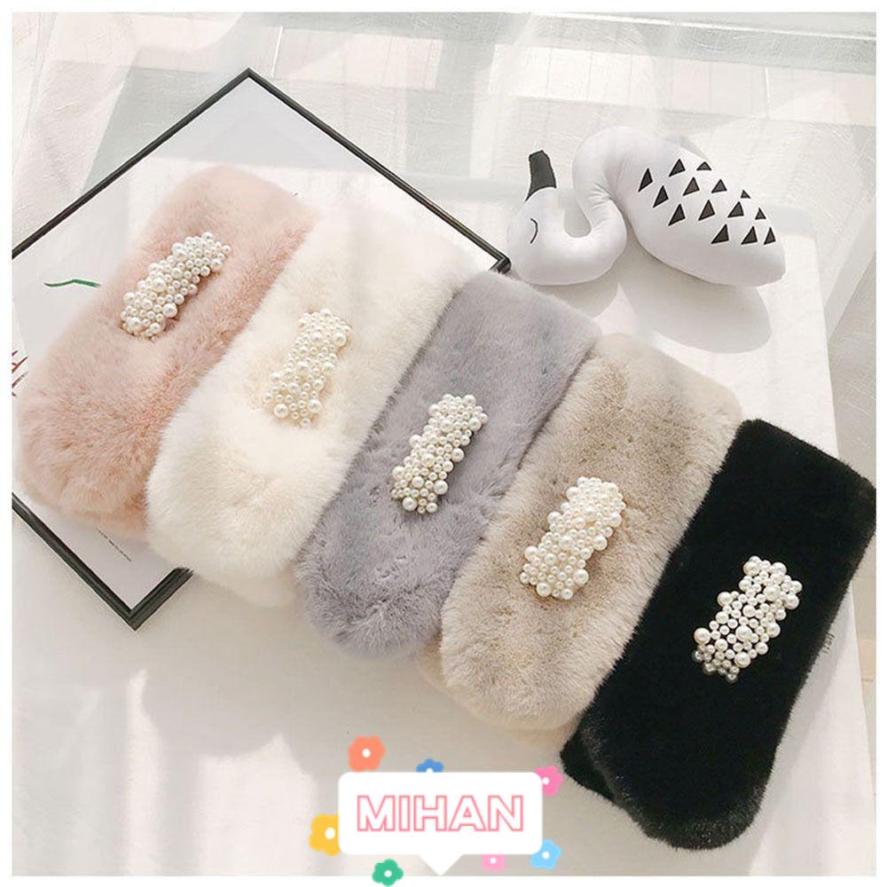 Khăn Choàng Cổ Bằng Lông Thỏ Nhân Tạo Mềm Mại MIHAN1