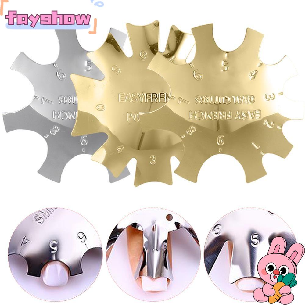 Khuôn Cắt Cạnh Móng Tay Nhiều Kích Cỡ Thời Trang