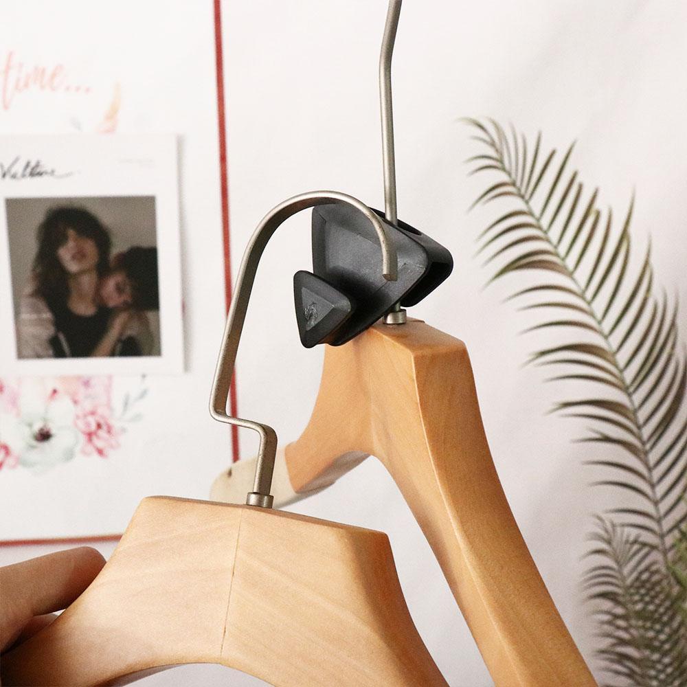 EPOCH Bộ 12 Móc Treo Quần Áo Hình Tam Giác Bằng Nhựa Đa Năng Tiết Kiệm Không Gian