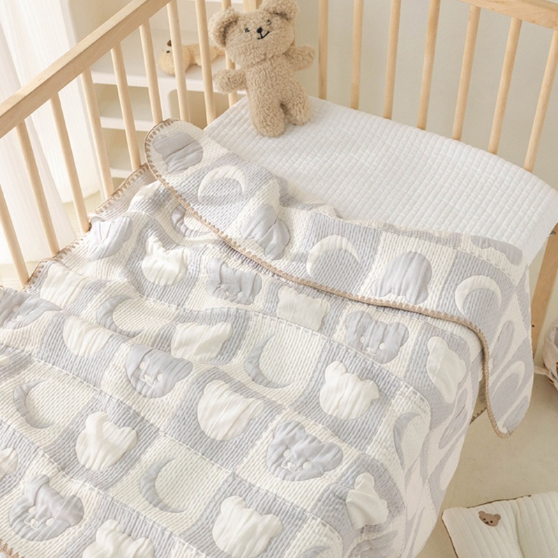 Chăn Quấn Em Bé Chất Liệu Cotton Thoáng Khí
