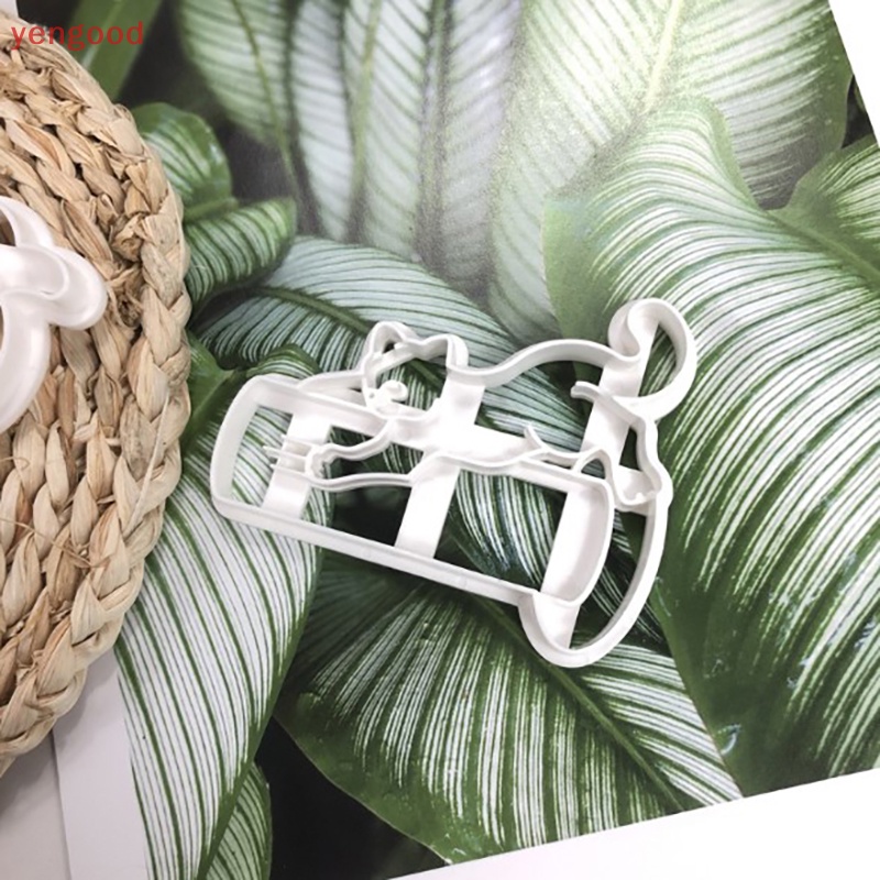 1 Khuôn Cắt Bánh Hình Mông Mèo 3D Bằng Nhựa