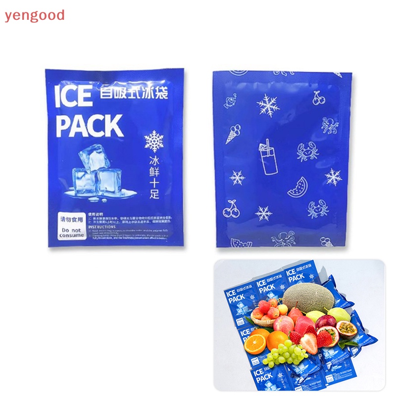 Set 10 Túi Gel Làm Lạnh Không Độc Hại Có Thể Tái Sử Dụng