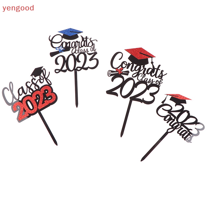 Phụ Kiện Acrylic Trang Trí Bánh Kem Lễ Tốt Nghiệp Cho Học Sinh