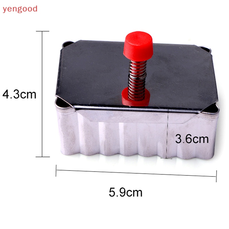 1 Khuôn Cắt Bánh Quy / Sô Cô La Dạng Nhấn Lò Xo Kiểu Cổ Điển