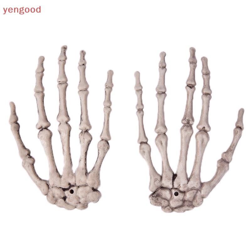 Bộ Xương Bàn Tay Hóa Trang Halloween Kinh Dị Dành Cho Người Lớn