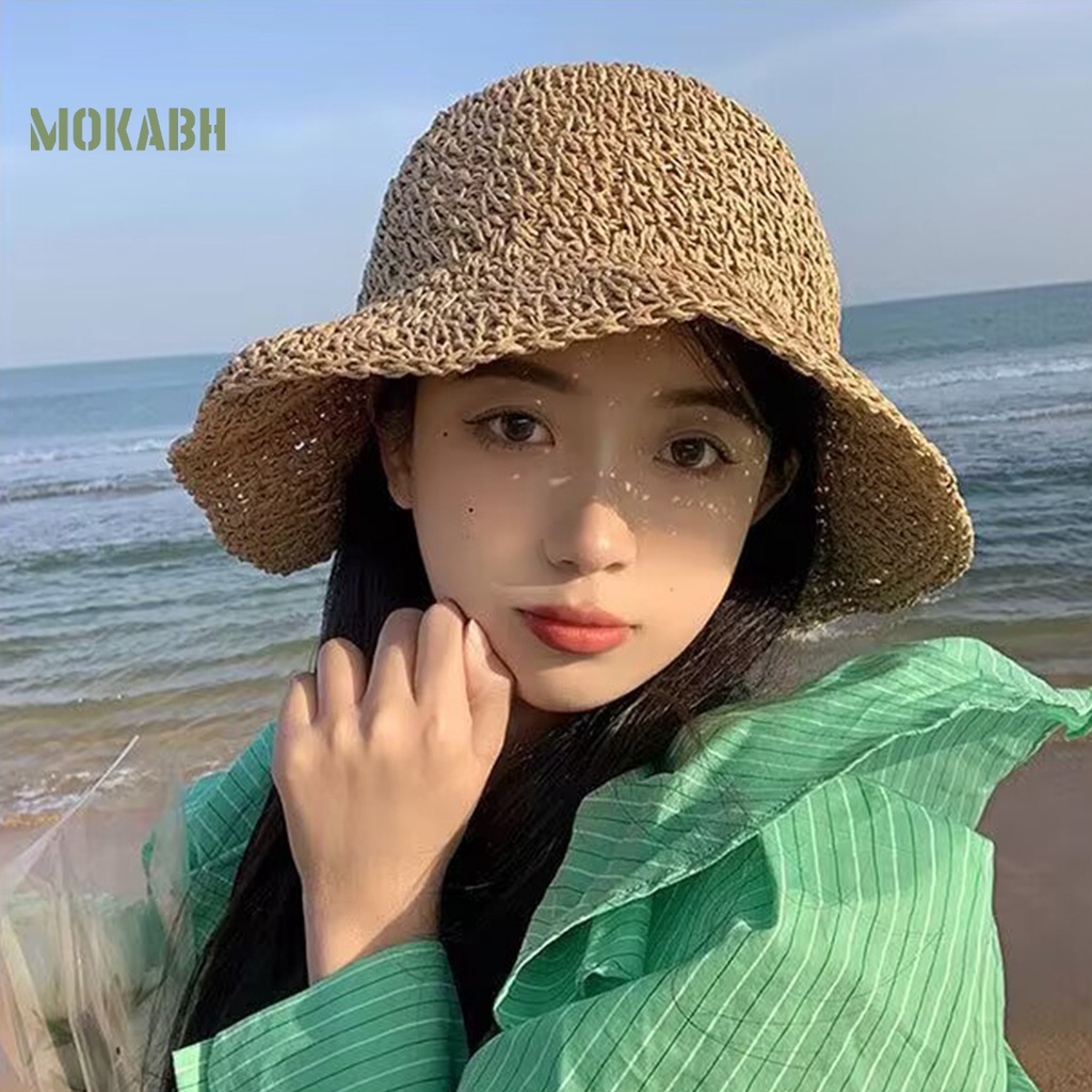 Nón Cối Rộng Vành Phối Ren Thời Trang Mùa Hè