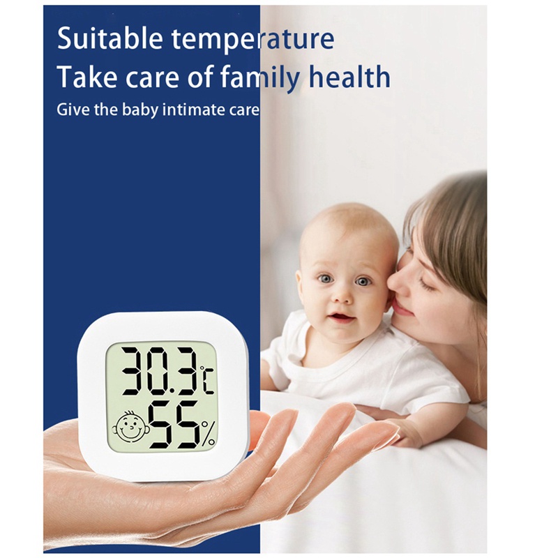 Nhiệt Kế Điện Tử Đo Nhiệt Độ Và Độ Ẩm Kỹ Thuật Số Bốn Màu Sắc Dành Cho Văn Phòng / Trong Nhà