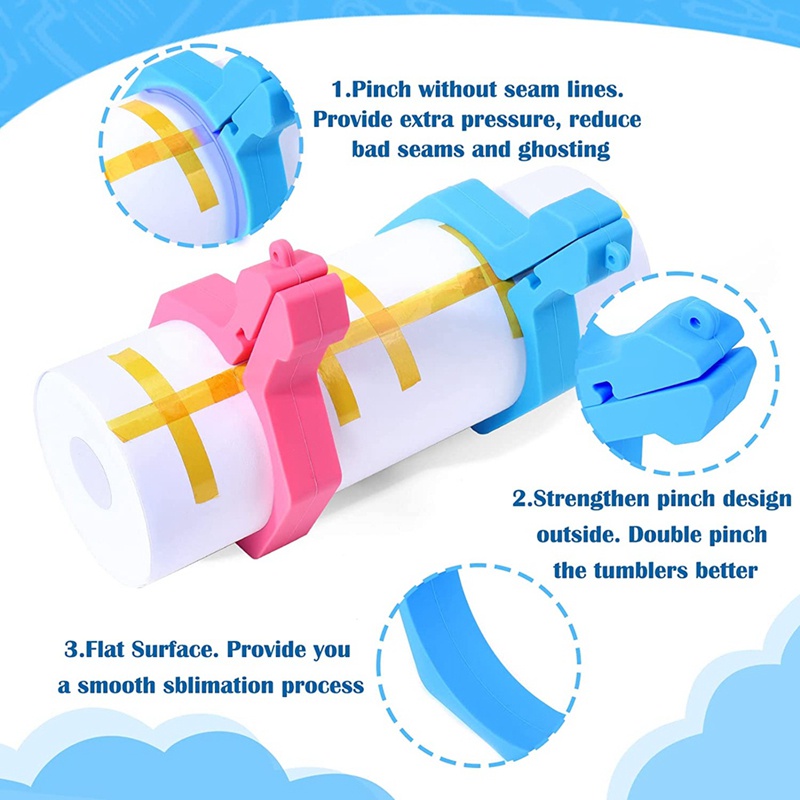 Set 4 Kẹp Cố Định Tumblers 15 &amp; 20 Oz Tiện Dụng Chất Lượng Cao