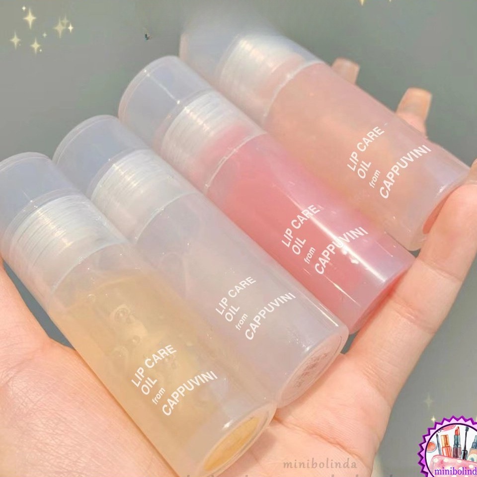 Son Dưỡng Môi Dạng Gel Không Màu Chống Nứt Nẻ Kháng Nước Lâu Trôi CAPPUVINI