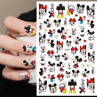 Miếng Dán Trang Trí Móng Tay Hình Chuột Mickey Disney 3D