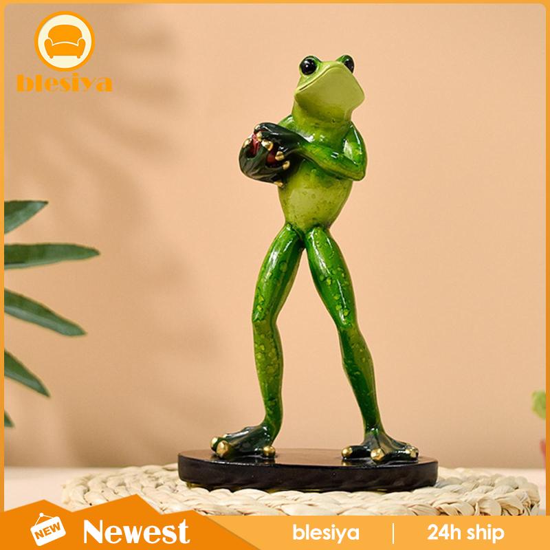 Mô Hình Chú Ếch Bằng Nhựa Resin Trang Trí Hành Lang / Nhà Cửa