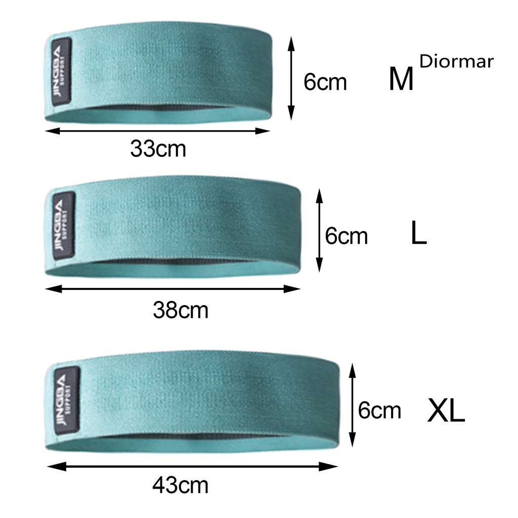 Dây Đai Kháng Lực Bằng Polyester Dày Co Giãn Chống Trượt Dùng Tập Yoga / Thể Hình