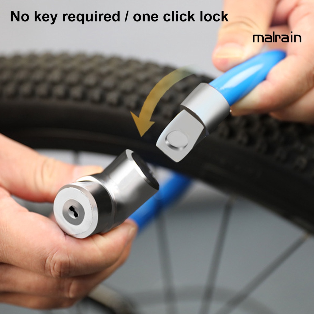 1 Bộ Khóa Xe Đạp Mini Chống Trộm Chống Gỉ