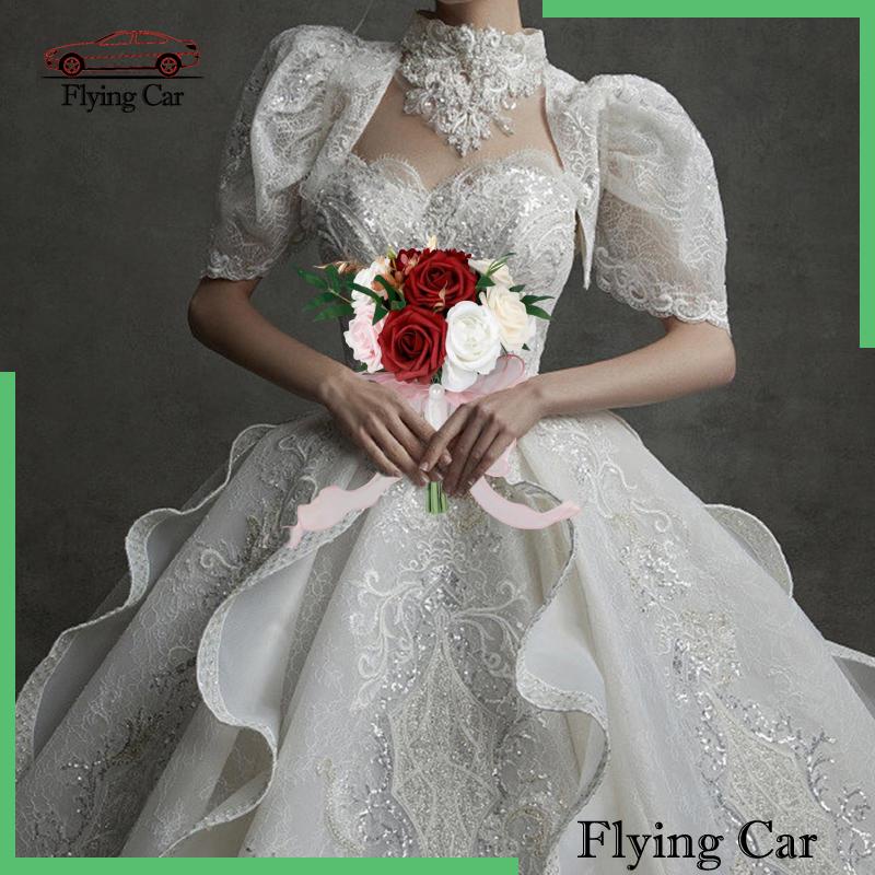 [Lzdjfmy2] Bó Hoa Cưới Cầm Tay Cho Lễ Tốt Nghiệp / Đám Cưới /