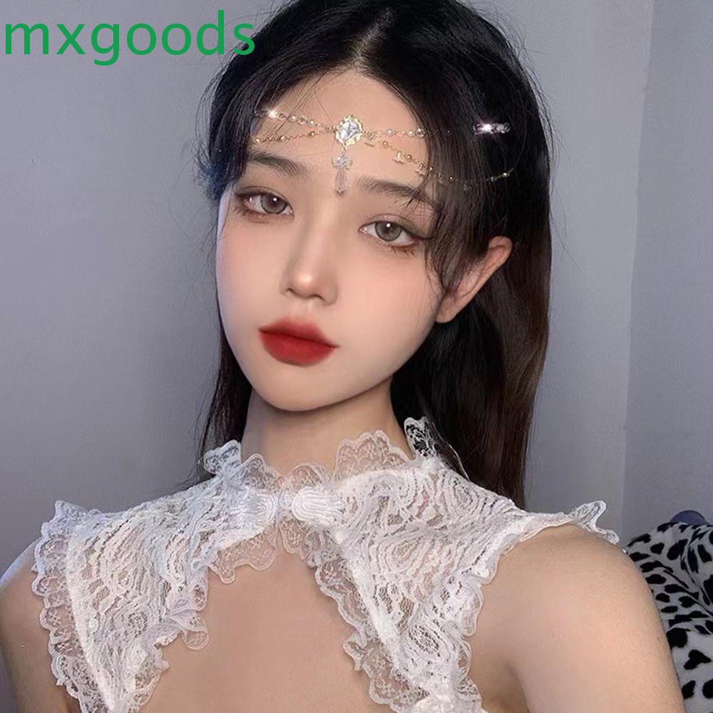 Phụ Kiện Cài Tóc Phối Dây Xích Phong Cách Cổ Điển Mừng Năm Mới Cho Bé Gái