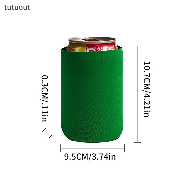 Vỏ Bọc Bình Nước / Lon Bia Chất Liệu Cao Su Tổng Hợp Tiện Dụng Mang Theo Du Lịch