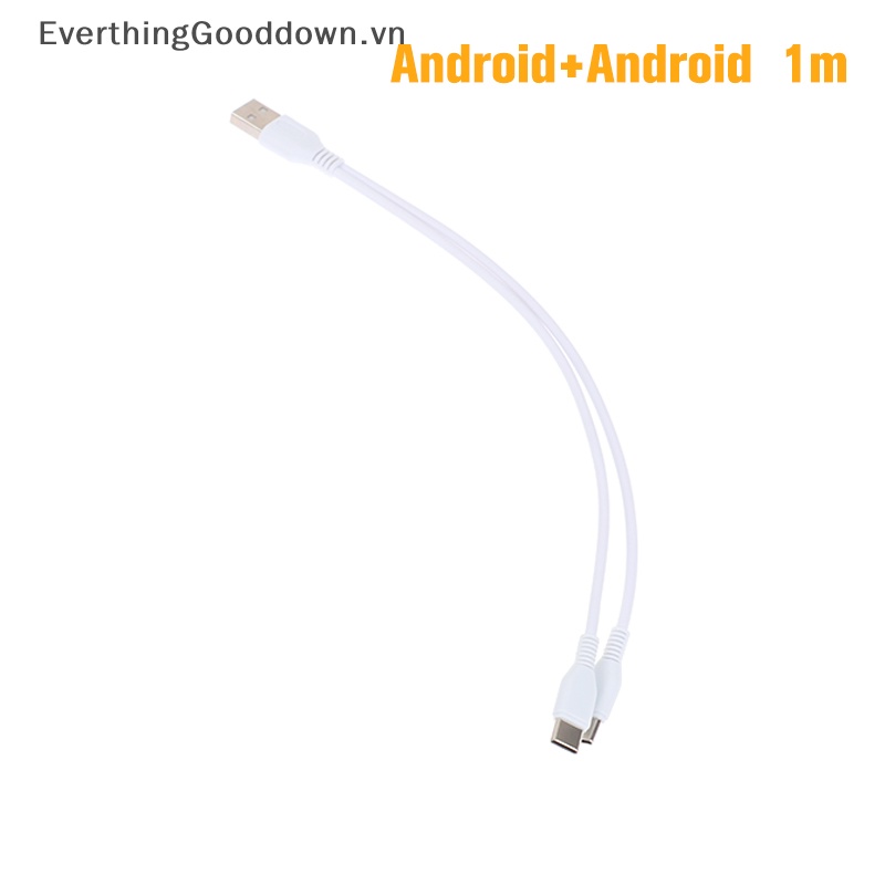 Dây Cáp Sạc Nhanh 2 Trong 1 USB Type C Micro USB Cho Huawei Samgsung Xiaomi Dây Cáp Sạc TYPE-C Vnn vn Cho Android
