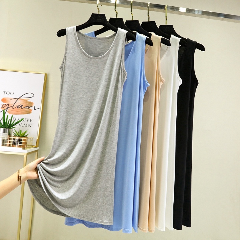 Đầm Ngủ Cotton Dáng Rộng Plus Size Thoải Mái Thời Trang Mùa Hè Cho Nữ