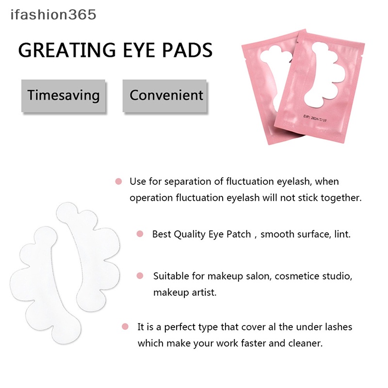 Set 50 Cặp Miếng Dán Dưới Mắt Hình Đám Mây Dùng Nối Mi ifashion365