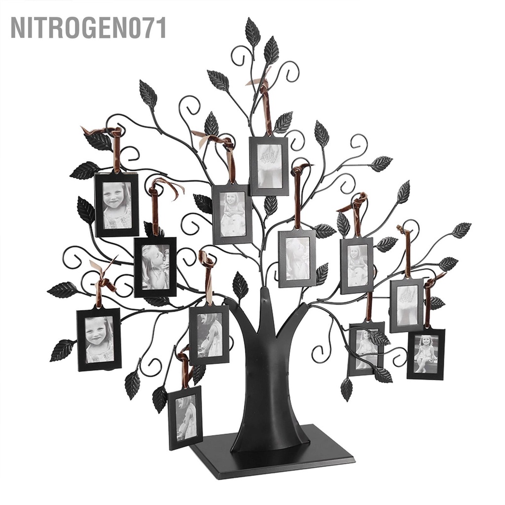Nitrogen071 Cây trưng bày khung ảnh gia đình thời trang với treo trí nhà