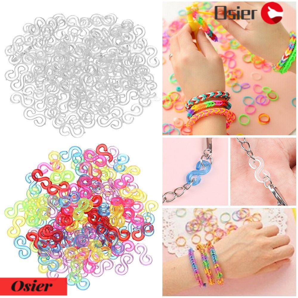 1 Bộ Vòng Tay Dây Cao Su Bện Thủ Công DIY