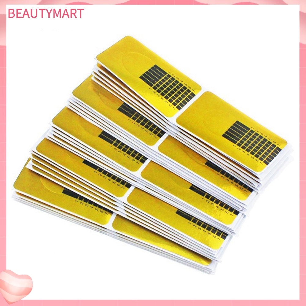 Bộ 100 Giấy Nối Dài Móng Tay Hình Vuông Tiện Dụng