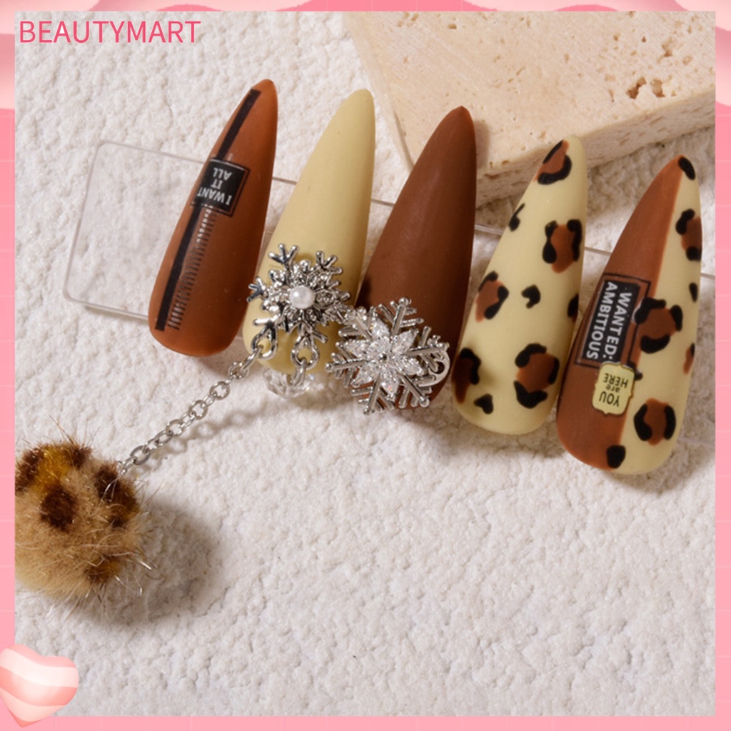 Phụ Kiện Dây Xích Đính Đá Lấp Lánh Trang Trí Móng Tay