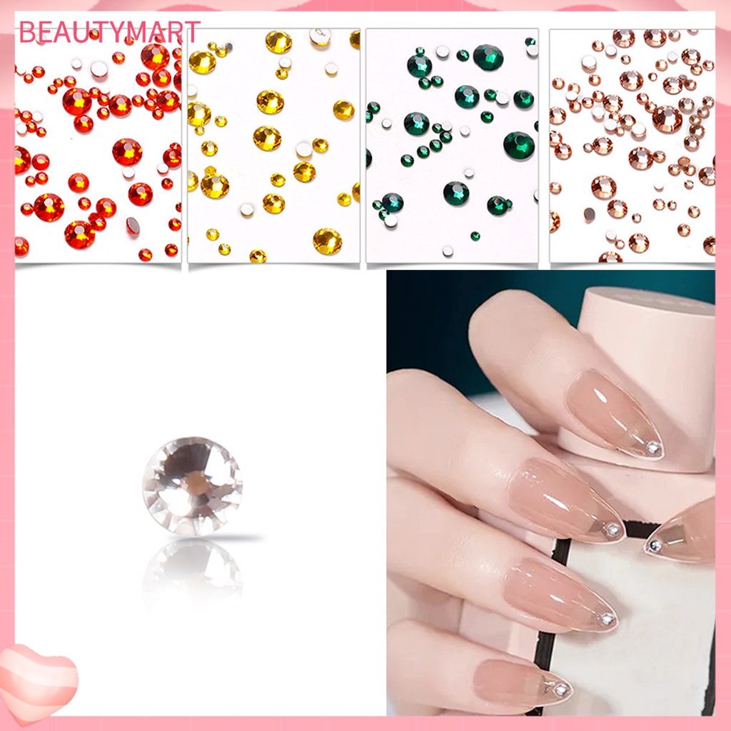 Túi 1440 Hạt Cườm Đá Trang Trí Móng Tay Nghệ Thuật Cho Nữ