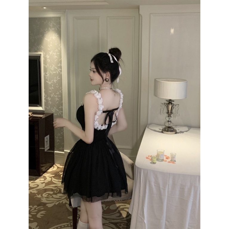 Đầm Múa Ba Lê Phối Lưới Ba Chiều Phong Cách Mới Quyến Rũ Nóng Bỏng Cho Nữ