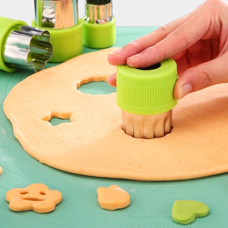 Khuôn Làm Bánh Quy Bằng Thép Không Gỉ Hình Bướm Hoạt Hình