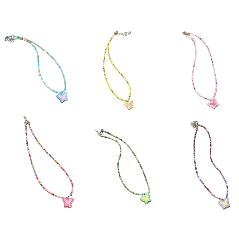 Vòng Cổ Choker Mặt Hình Bướm Dễ Thương