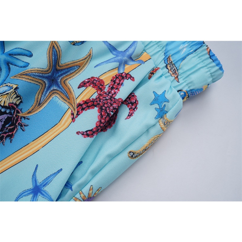 Quần Short Đi Biển In Họa Tiết Cổ Điển Hợp Thời Trang